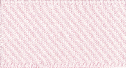 Berisford Pale Pink Double Faced Satin Ribbon 25mm