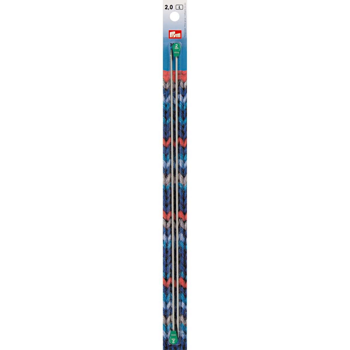 2.00mm, 30cm - Prym Knitting Needles
