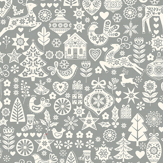 Christmas Scandi Icons Grey