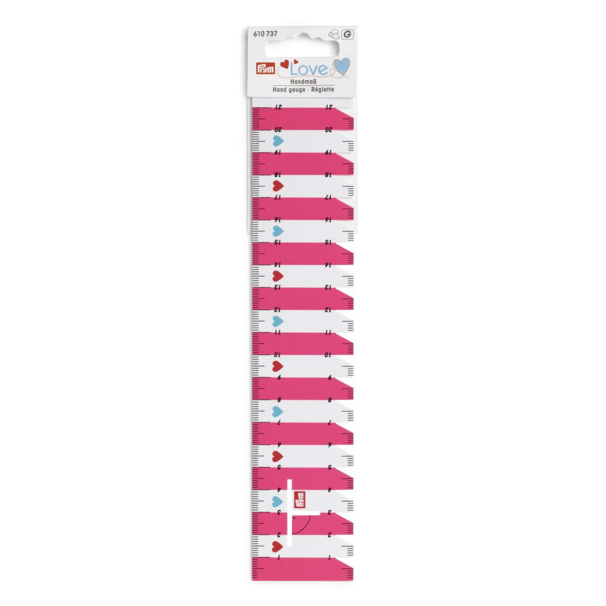 Prym Love Pink Hand Gauge