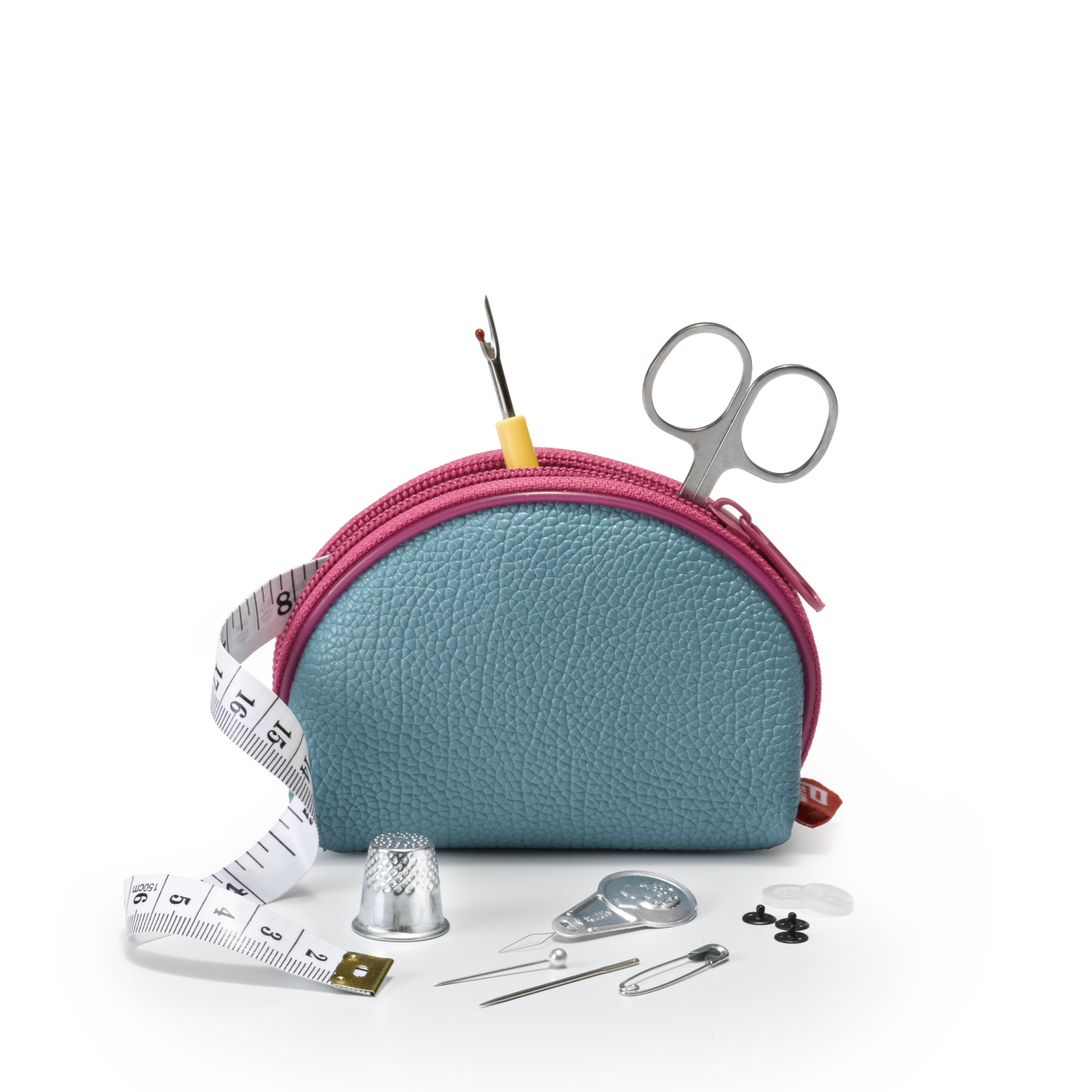 Prym Travel Box Sewing Set - blue/pink  
