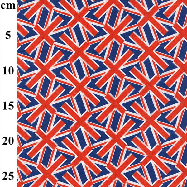 Rose & Hubble Cotton Poplin Union Jack Flag Fabric Small