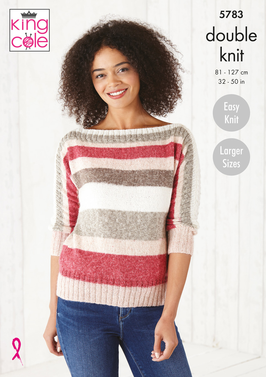 Sweater & Top: Knitted in Harvest DK 5779