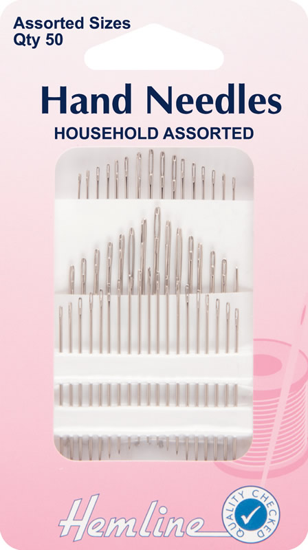 Hemline Hand Needles Household Assorted