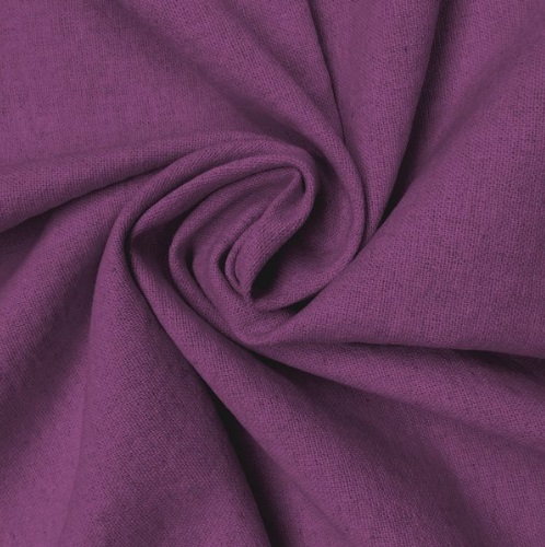 Blades Cotton and Linen Blend Dress Fabric Loganberry