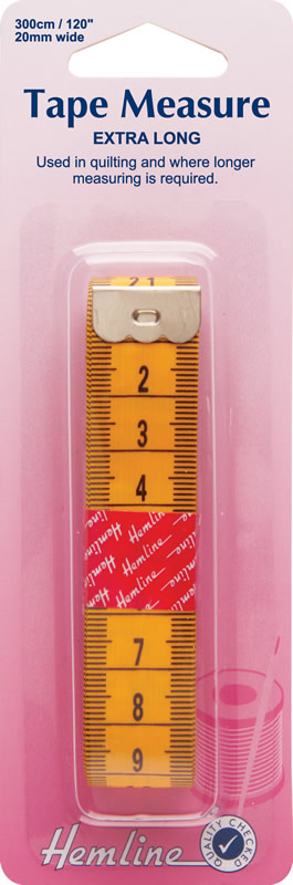 Hemline Tape Measure Extra Long