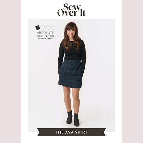 Sew Over It Ava Skirt Sewing Pattern UK sizes 6-20