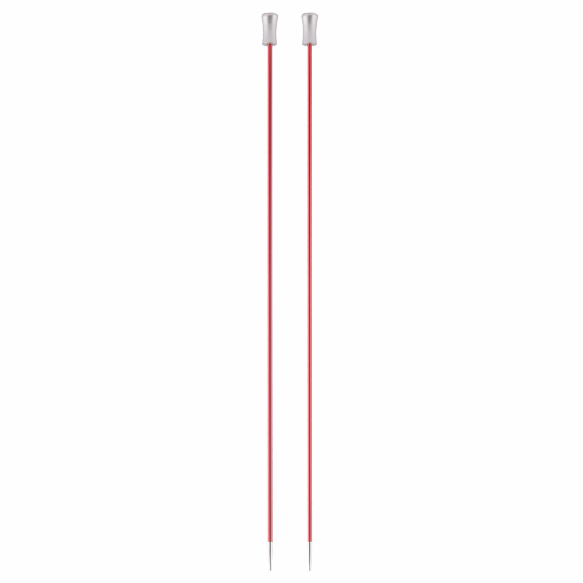 KnitPro Zing: Knitting Pins: Single-Ended: 30cm x 2.00mm Coral