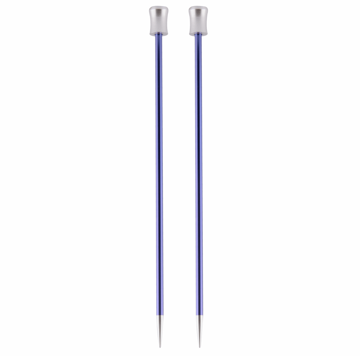 KnitPro Zing: Knitting Pins: Single-Ended: 30cm x 3.75mm Blue