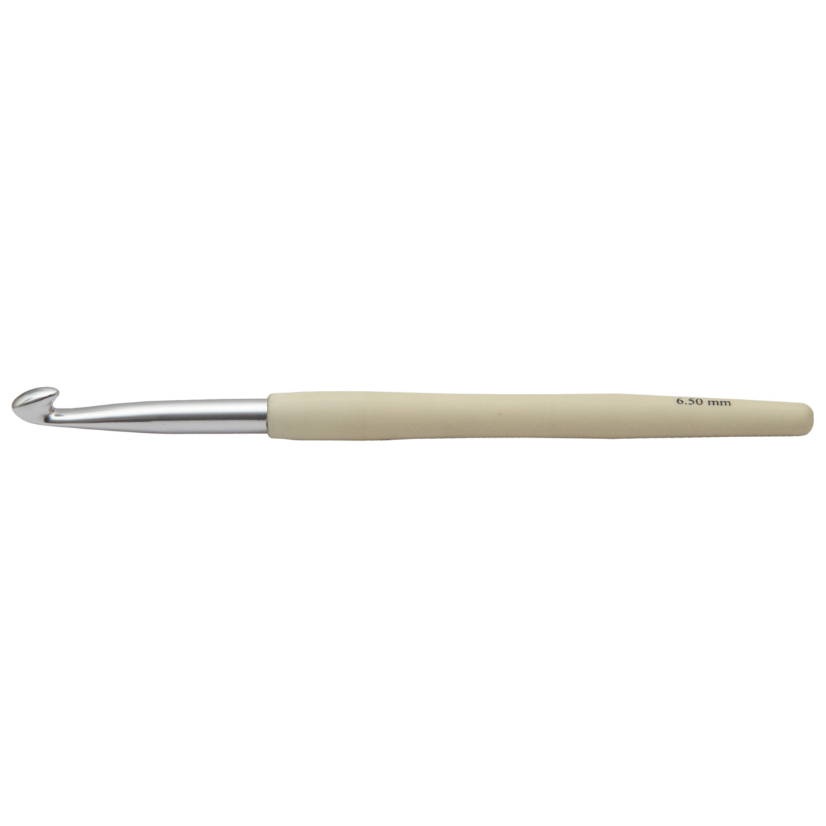 KnitPro Waves Aluminium Crochet Hook Ivory 6.50mm