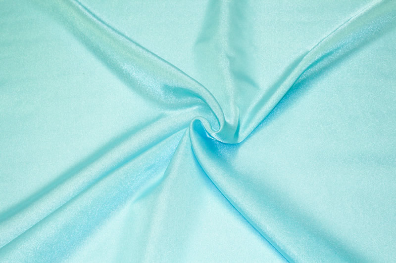 Turquoise Crystal Organza