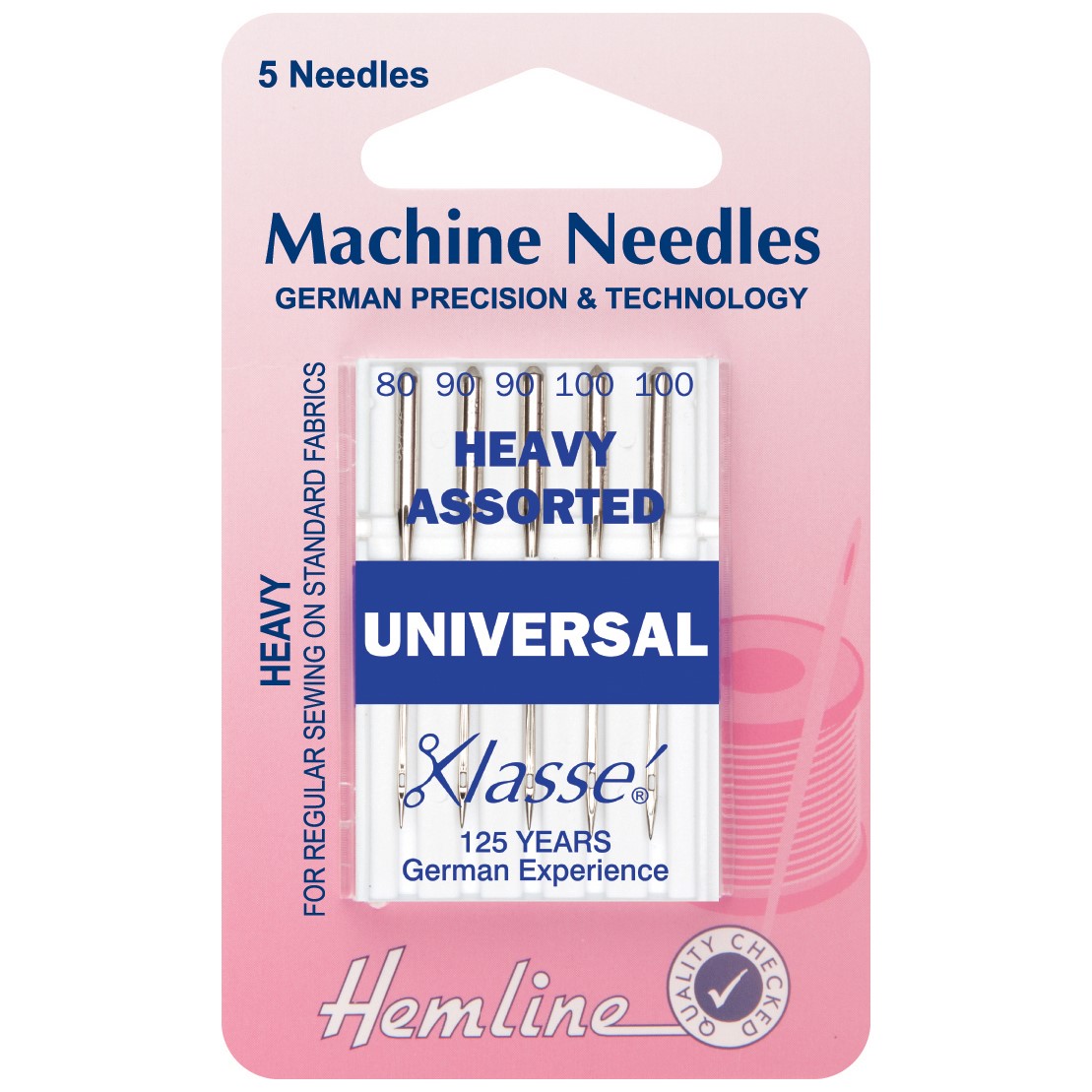 Hemline Machine Needles Heavy Assorted Universal 