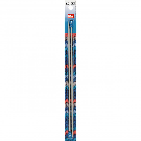 3.00mm, 25cm -Prym Knitting Needles