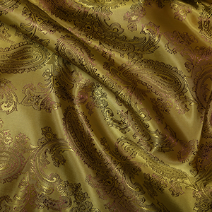 Paisley Jacquard Lining Yellow