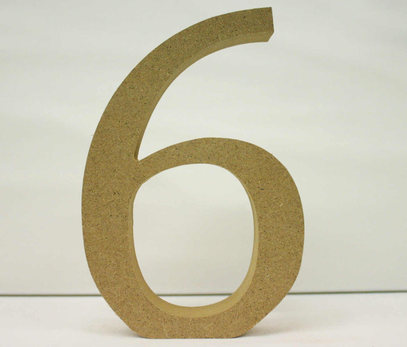 Wooden Number 6