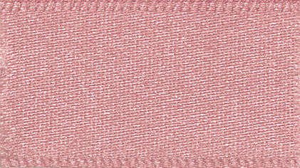 Berisford Dusky Pink Double Faced Satin Ribbon 7mm