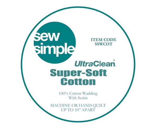 Sew Simple 100% Cotton Wadding with Scrim 90