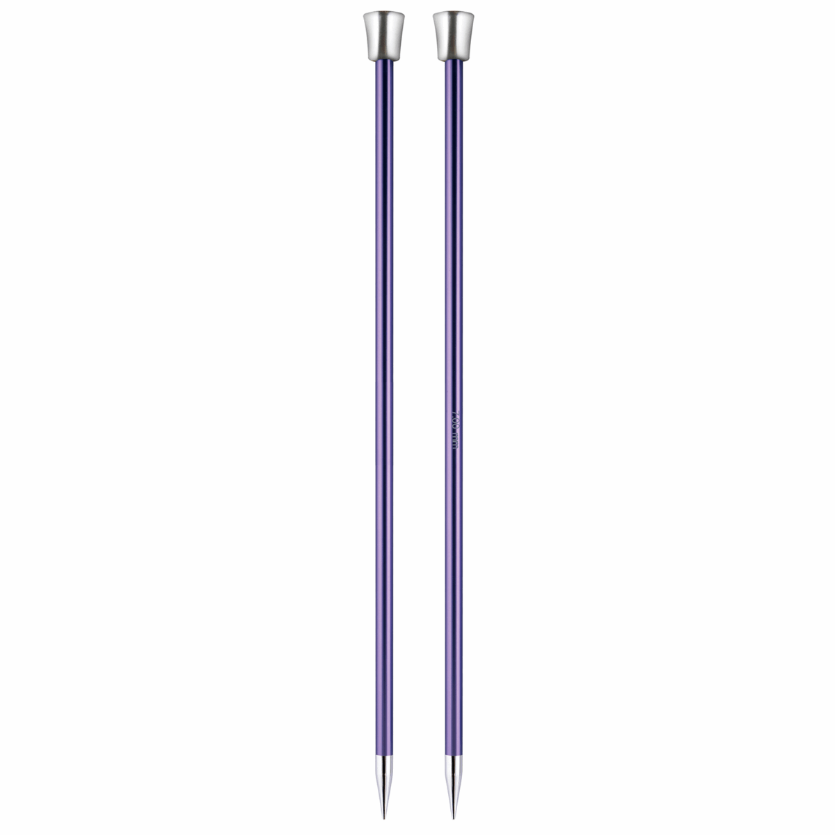 KnitPro Zing: Knitting Pins: Single-Ended: 30cm x 7.00mm Purple