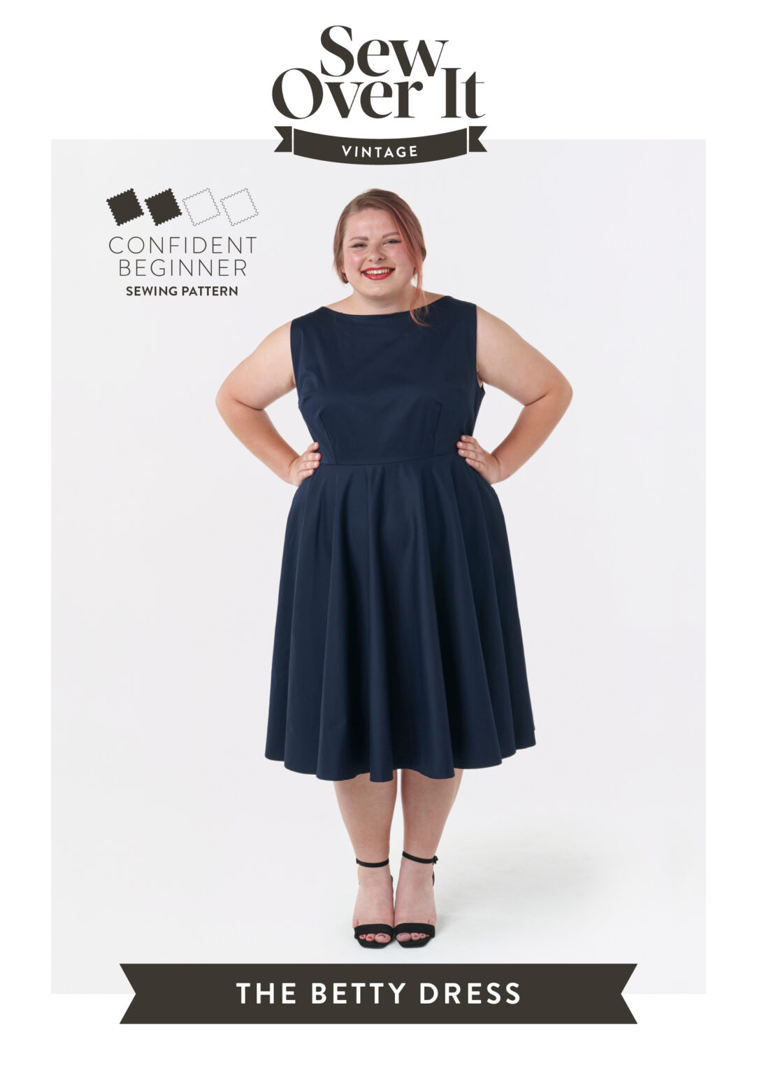 Sew Over It Betty Dress Sewing Pattern UK sizes 18-30