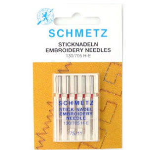 Schmetz Machine Embroidery Needles 75/11
