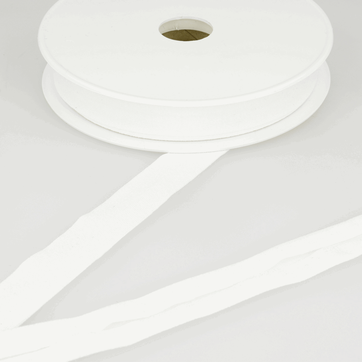 Stretch Jersey Bias Binding White