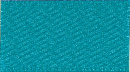 Berisford Malibu Blue Double Faced Satin Ribbon 15mm