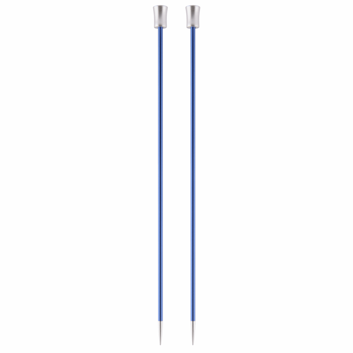 KnitPro Zing: Knitting Pins: Single-Ended: 30cm x 4.50mm Blue