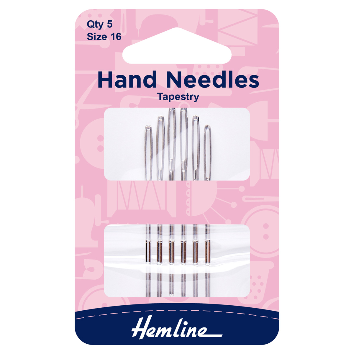 Hemline Tapestry Hand Sewing Needles Size 16
