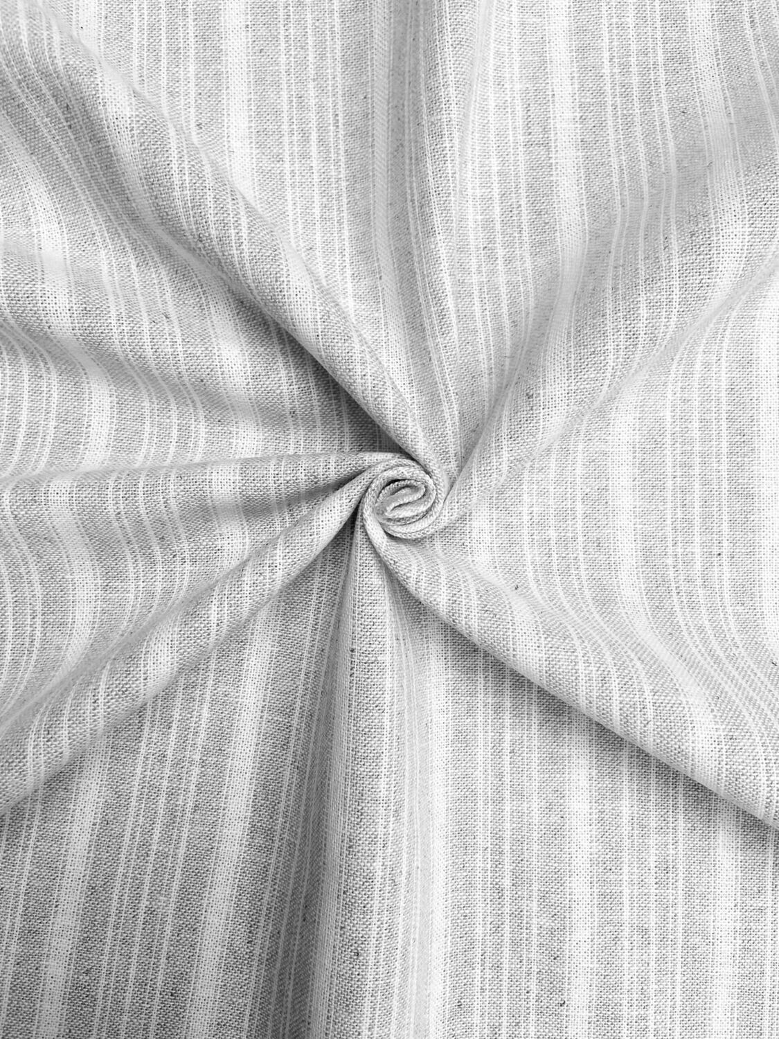 Tibet Linen Cotton Mix Natural Stripe