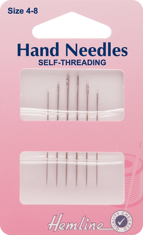 Hemline Hand Needles Self-threading