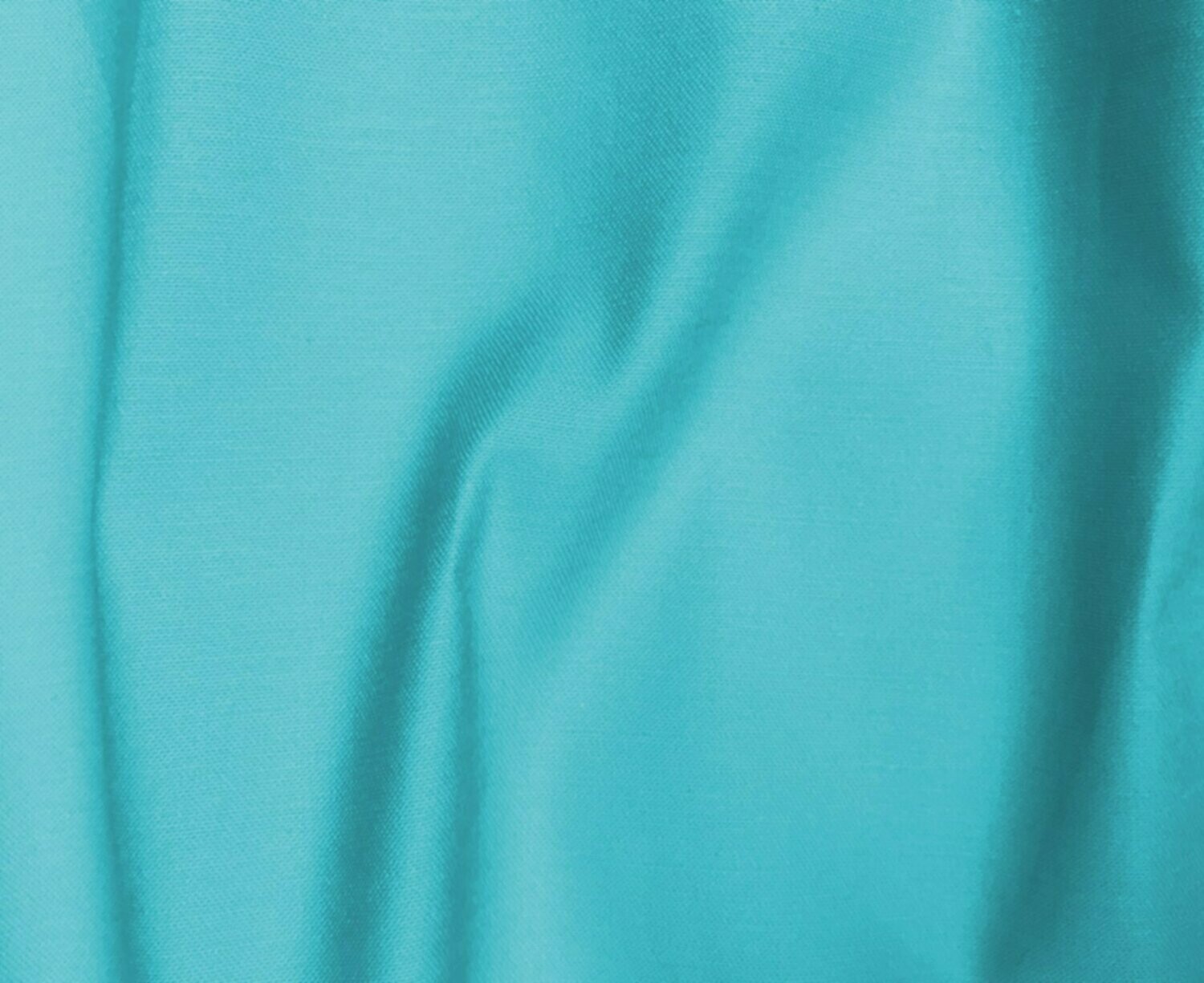 Cotton Sateen Stretch Jardin turquoise 