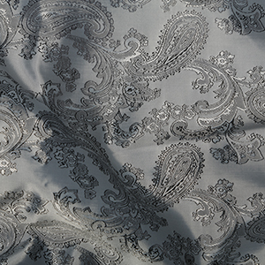 Paisley Jacquard Lining Silver