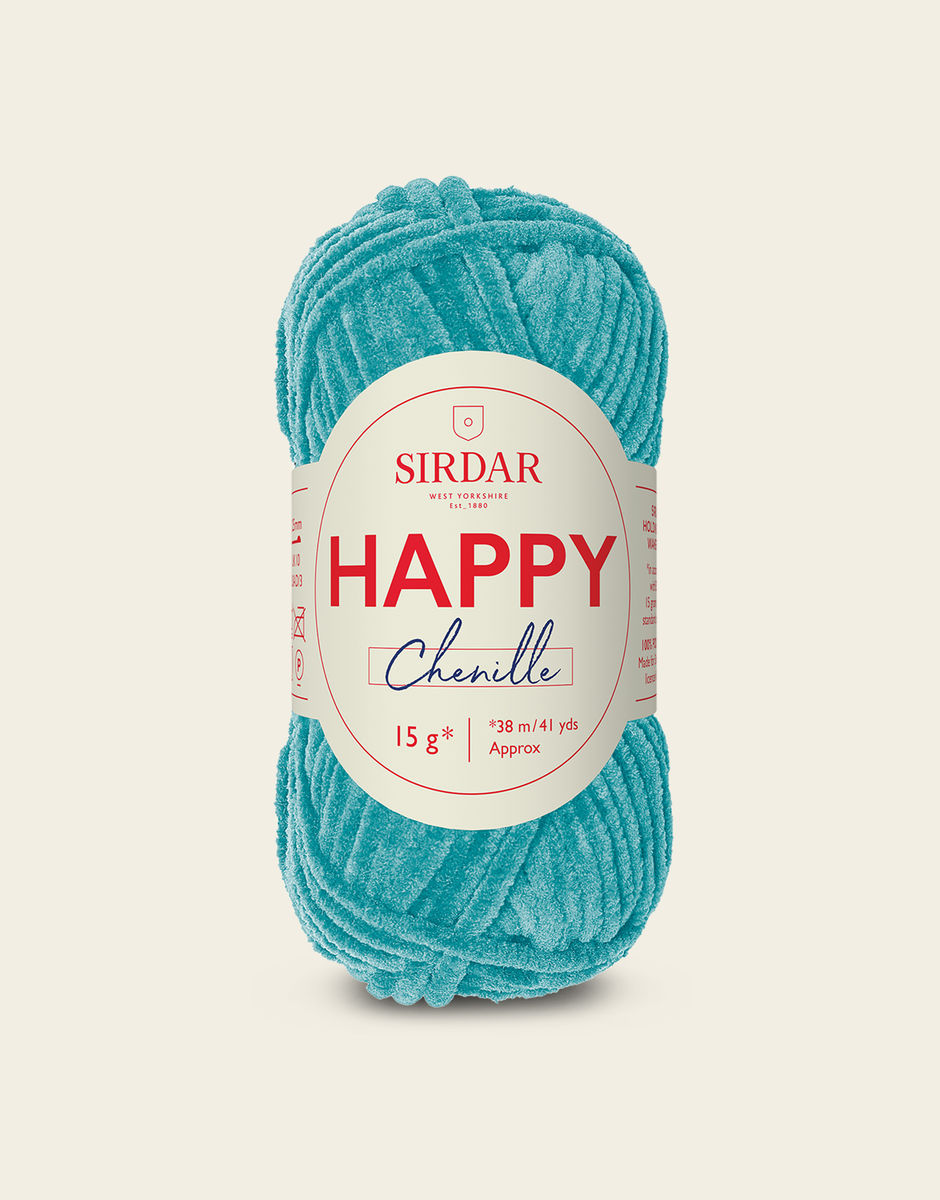 SIRDAR HAPPY CHENILLE, SURFS 030 15G BALL