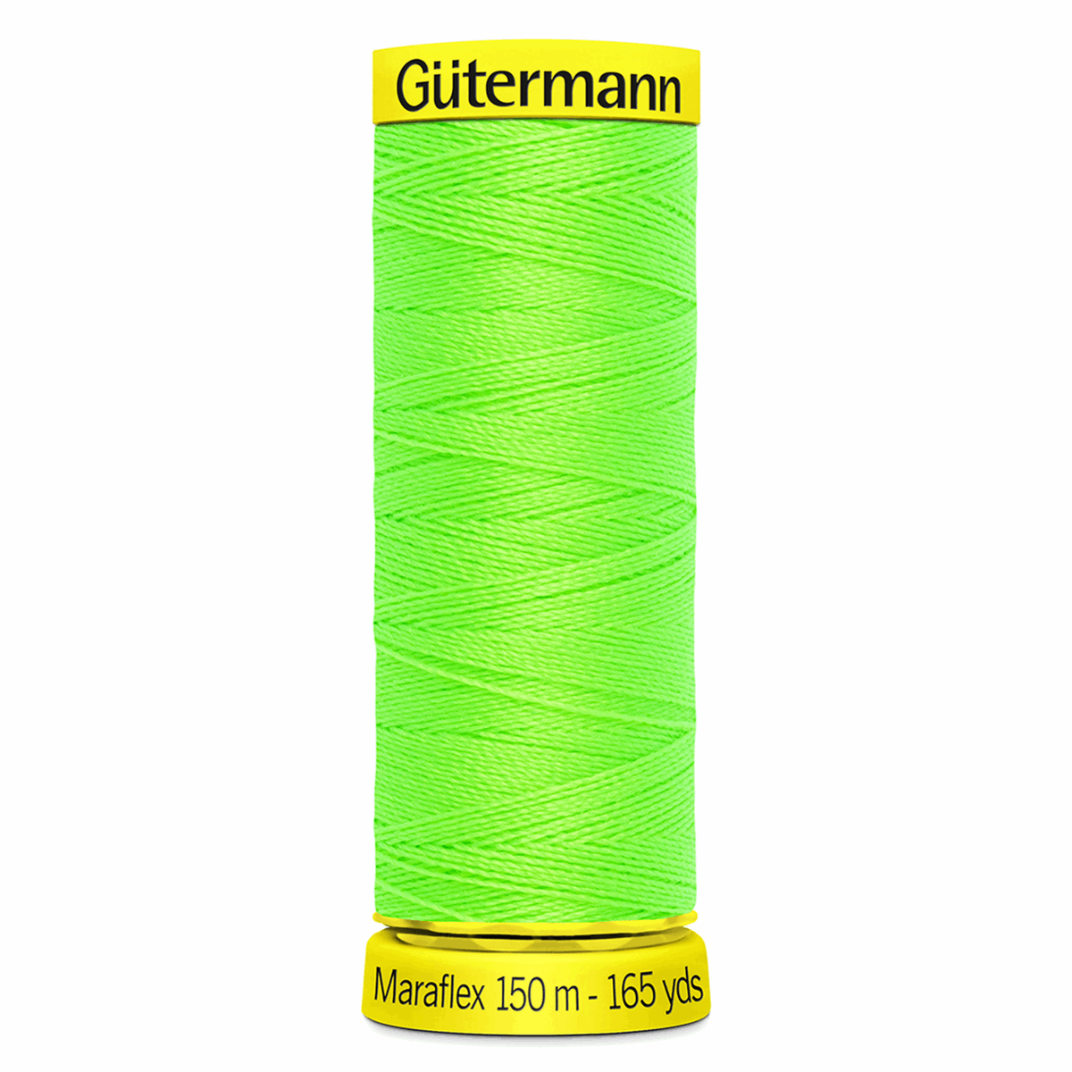 Gutermann Maraflex Elastic Sewing Thread 150m Neon Green 3853