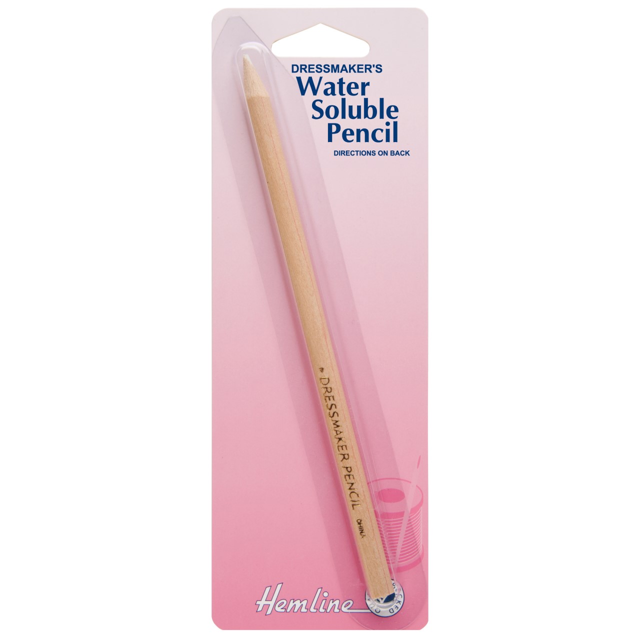 Hemline Water-Soluble Pencil in White