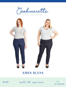  Ames Jeans Pattern - Cashmerette Patterns 4101