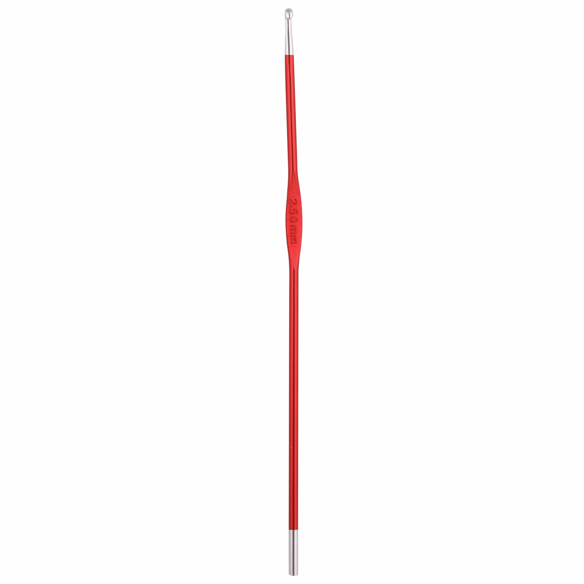 KnitPro Crochet Hook: Zing: 15cm x 2.50mm Red