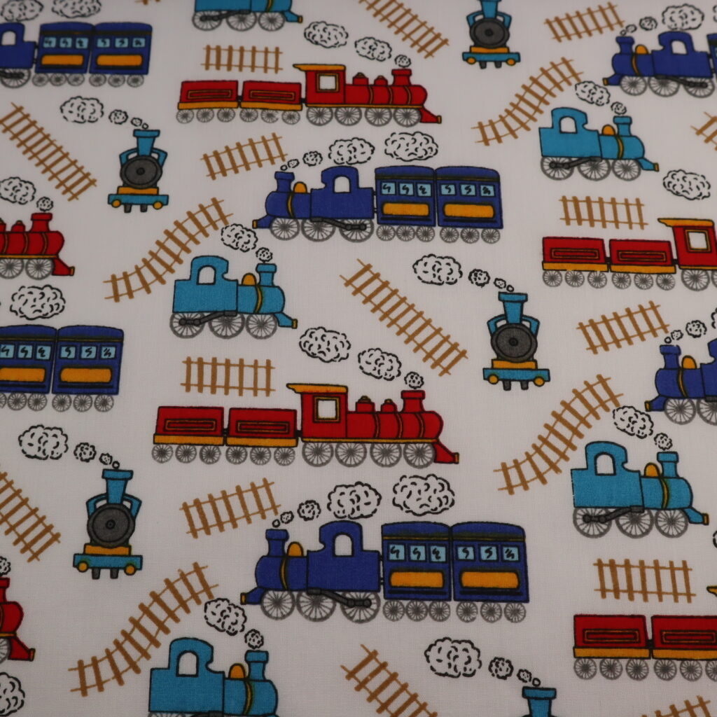 Polyester Cotton Print Trains