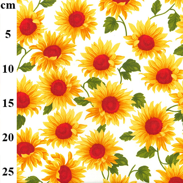 Rose & Hubble Cotton Poplin Sunflowers