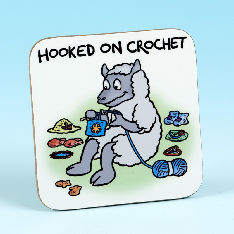 Vanessa Bee Designs Hooked On Crochet Coaster