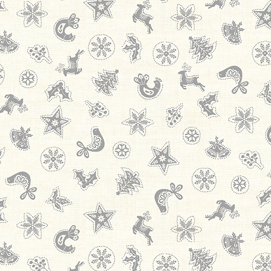 Christmas Scandi Scatter Grey