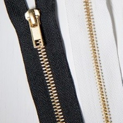 Brass Toothed Jean Zips