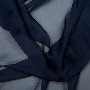 Cationic Chiffon Navy