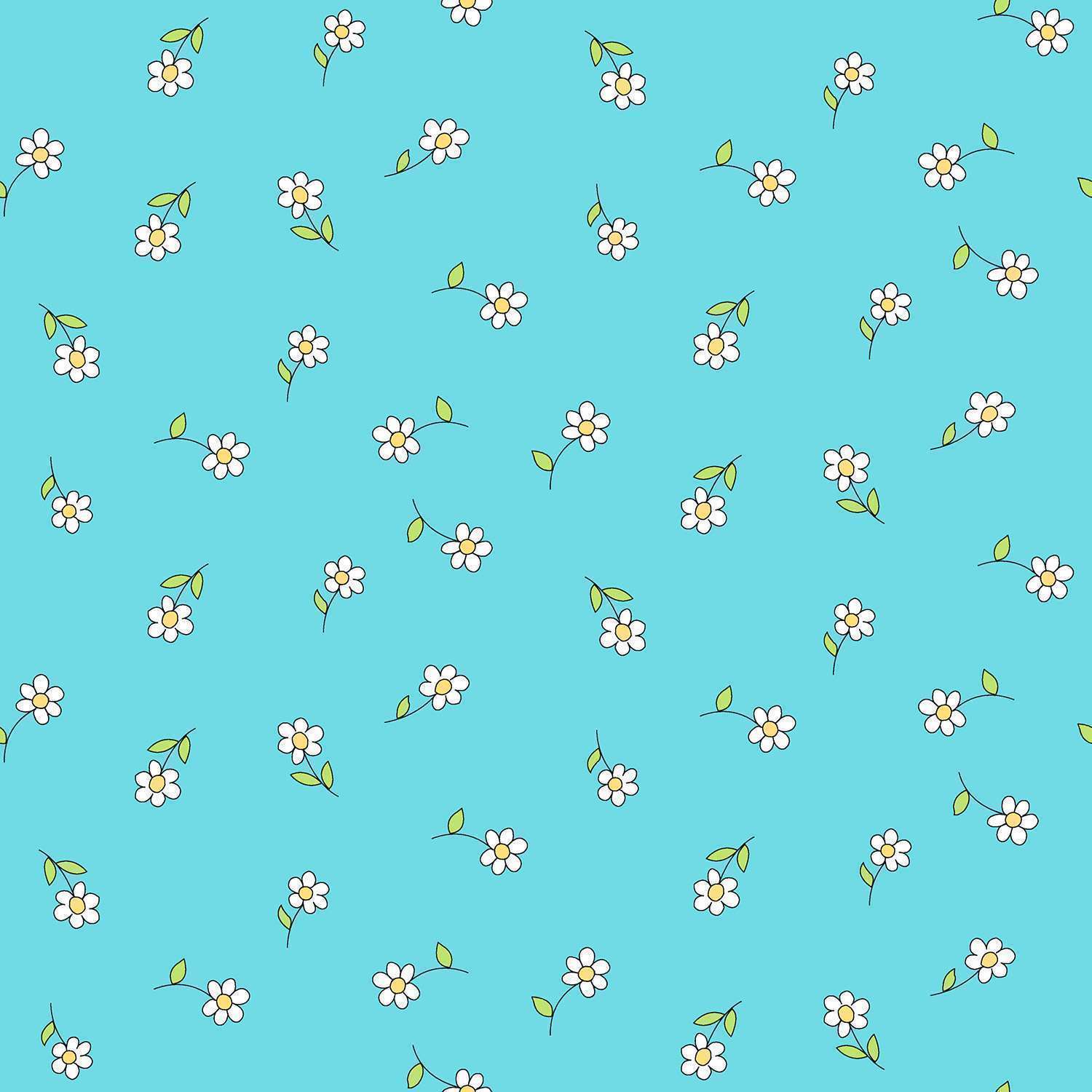 Flutter- Daisy Teal