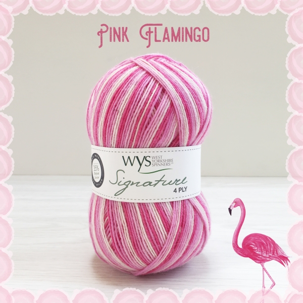 Signature 4 Ply Pink Flamingo 