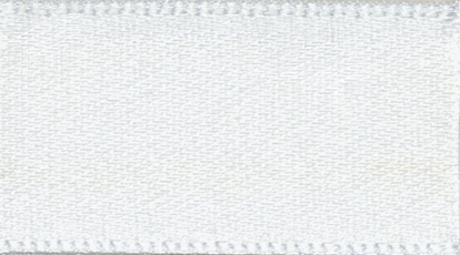 Berisford White Double Faced Satin Ribbon 3mm