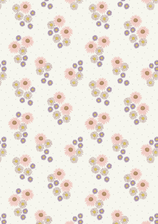 Flo's Wildflowers Daisies on Cream