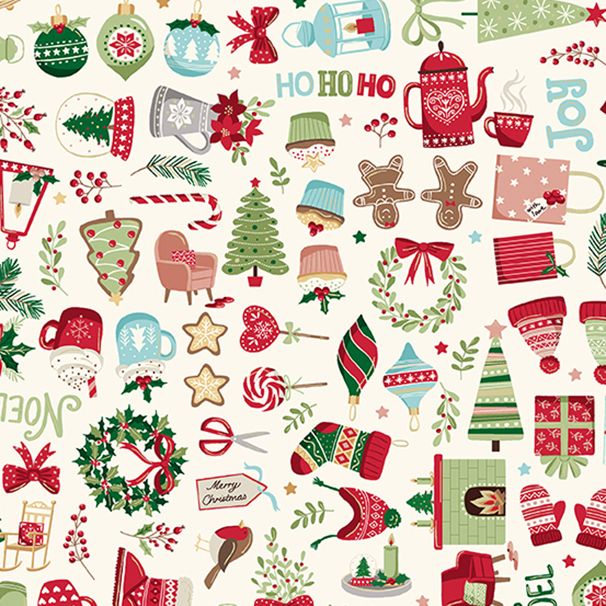 Cosy Christmas Icons Cream