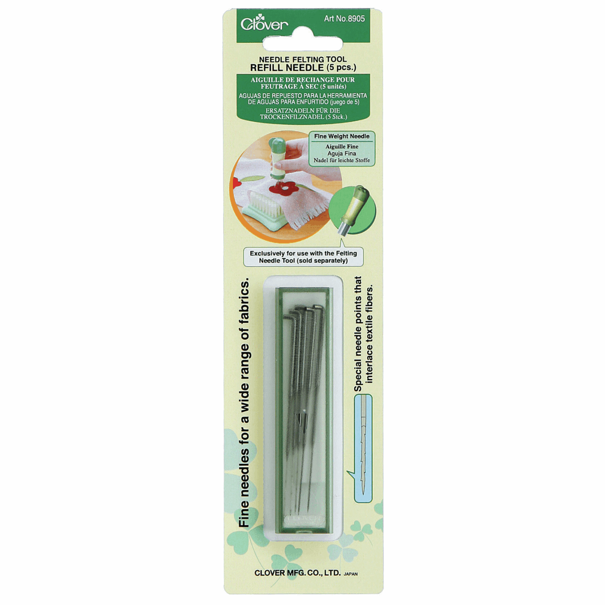 Clover Felting Tool Needles Refills Fine