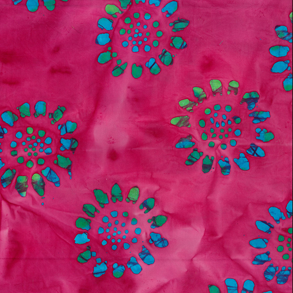 John Louden 50's Cotton Hand Printed Batik Fabric 0165 DES2